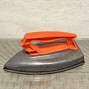 Vintage Wolverine Orange Toy Iron Tin Plastic Made in USA Pat 301